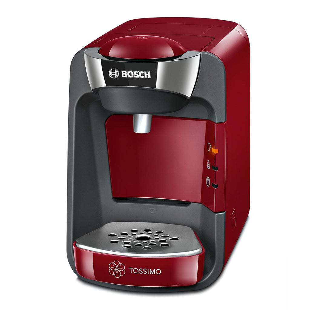 Tassimo Suny TAS3203 – Cafetière à Dosettes SmartStart, Rouge