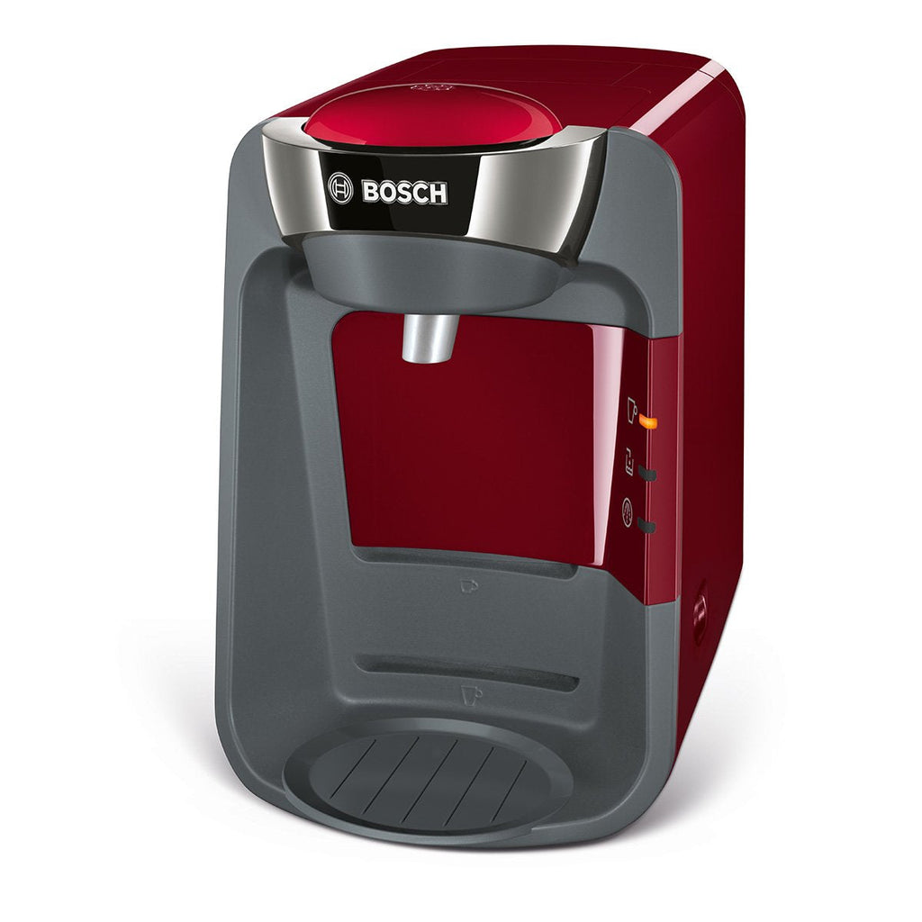Tassimo Suny TAS3203 – Cafetière à Dosettes SmartStart, Rouge