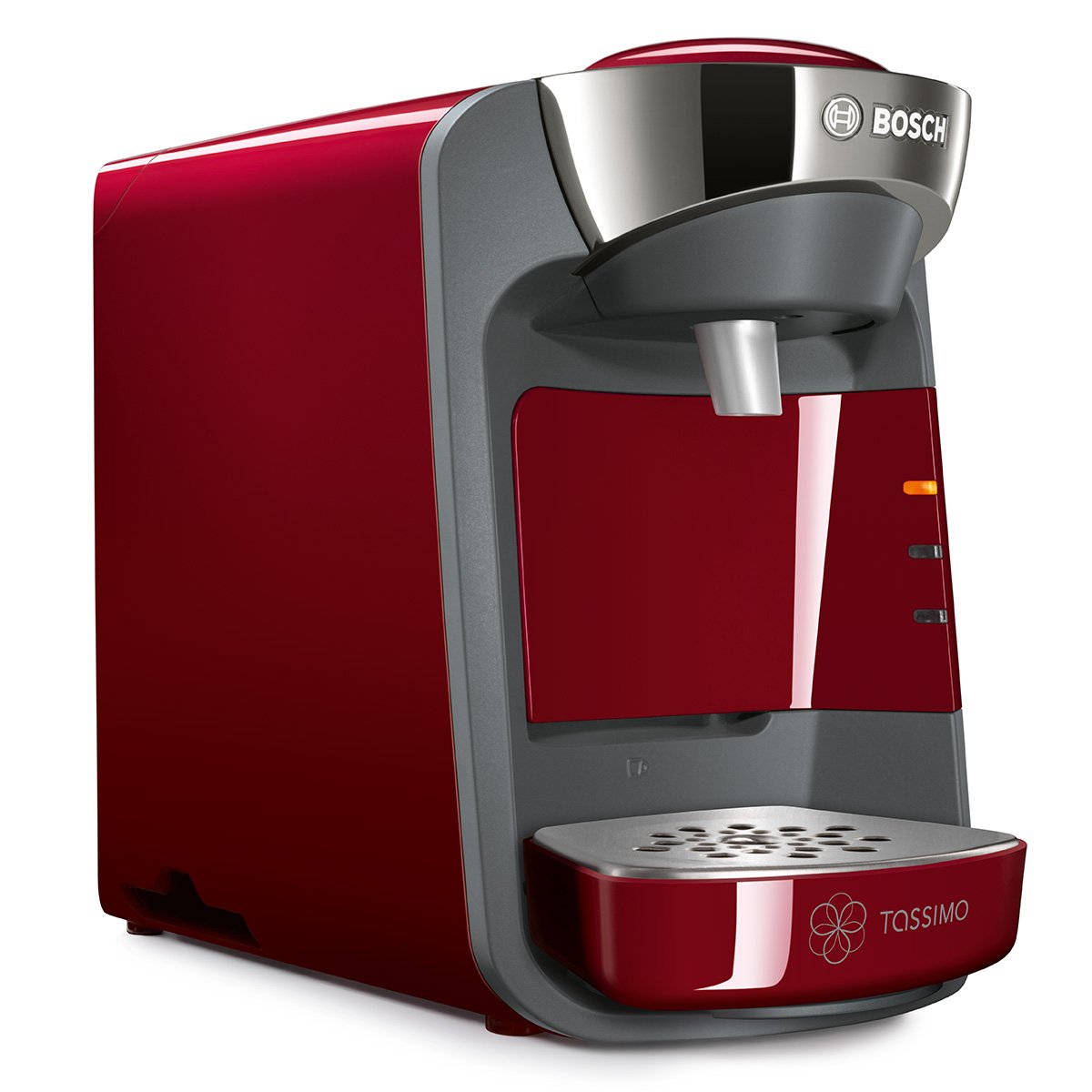 Tassimo Suny TAS3203 – Cafetière à Dosettes SmartStart, Rouge