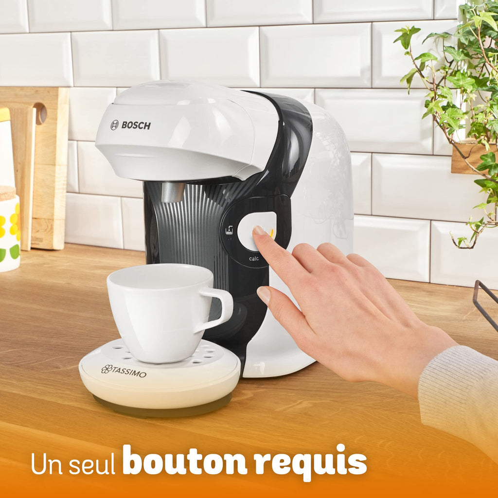 Tassimo Style TAS1104 – Cafetière à Dosettes Ultra-Compacte, Blanc