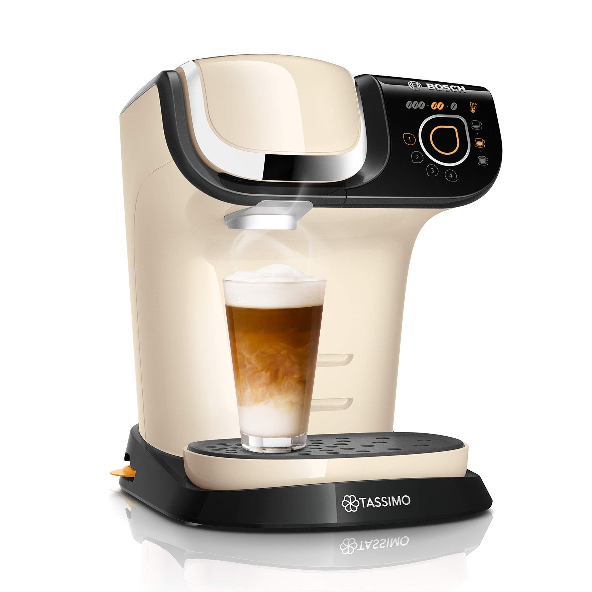 Tassimo My Way 2 TAS6507 – Cafetière à Capsules 70 Boissons, Crème