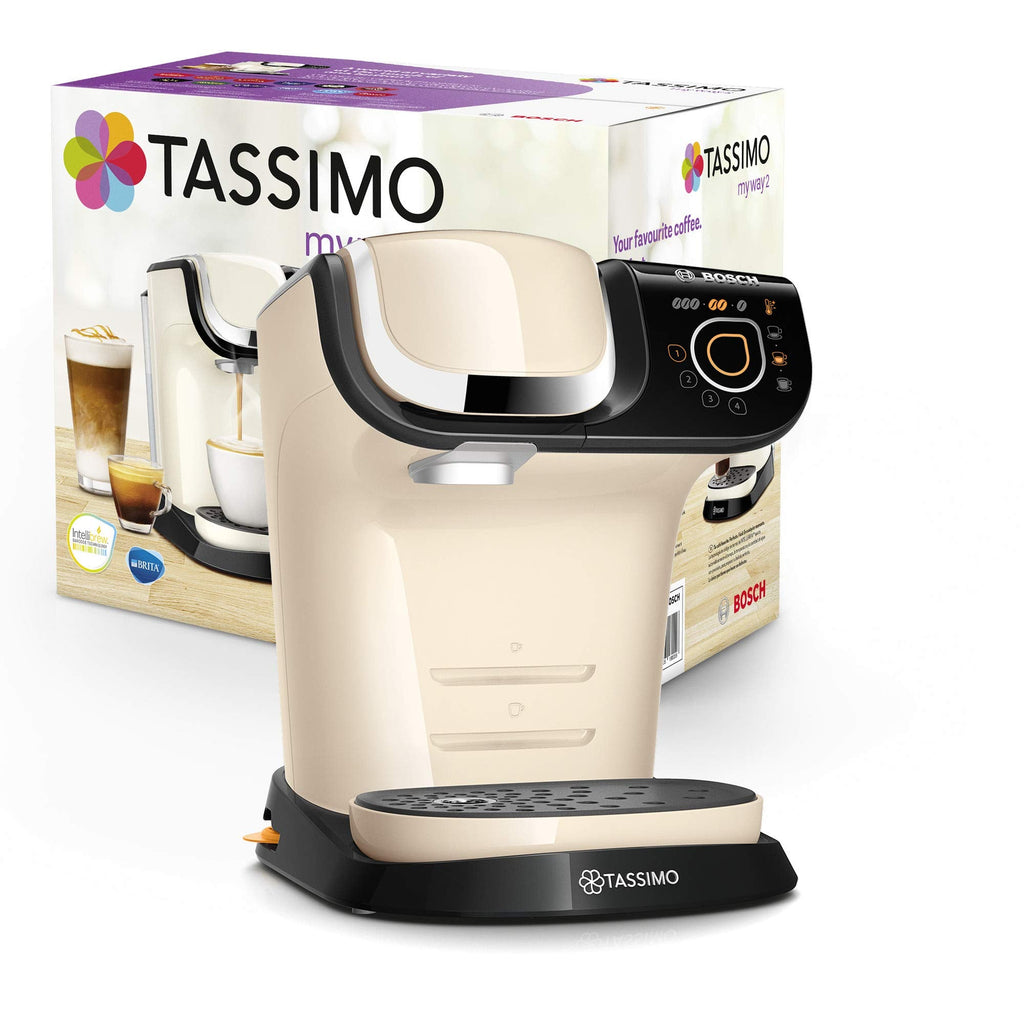 Tassimo My Way 2 TAS6507 – Cafetière à Capsules 70 Boissons, Crème
