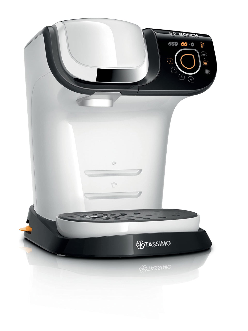 Tassimo My Way TAS6504 – Cafetière à Dosettes Multi-Boissons, Blanc