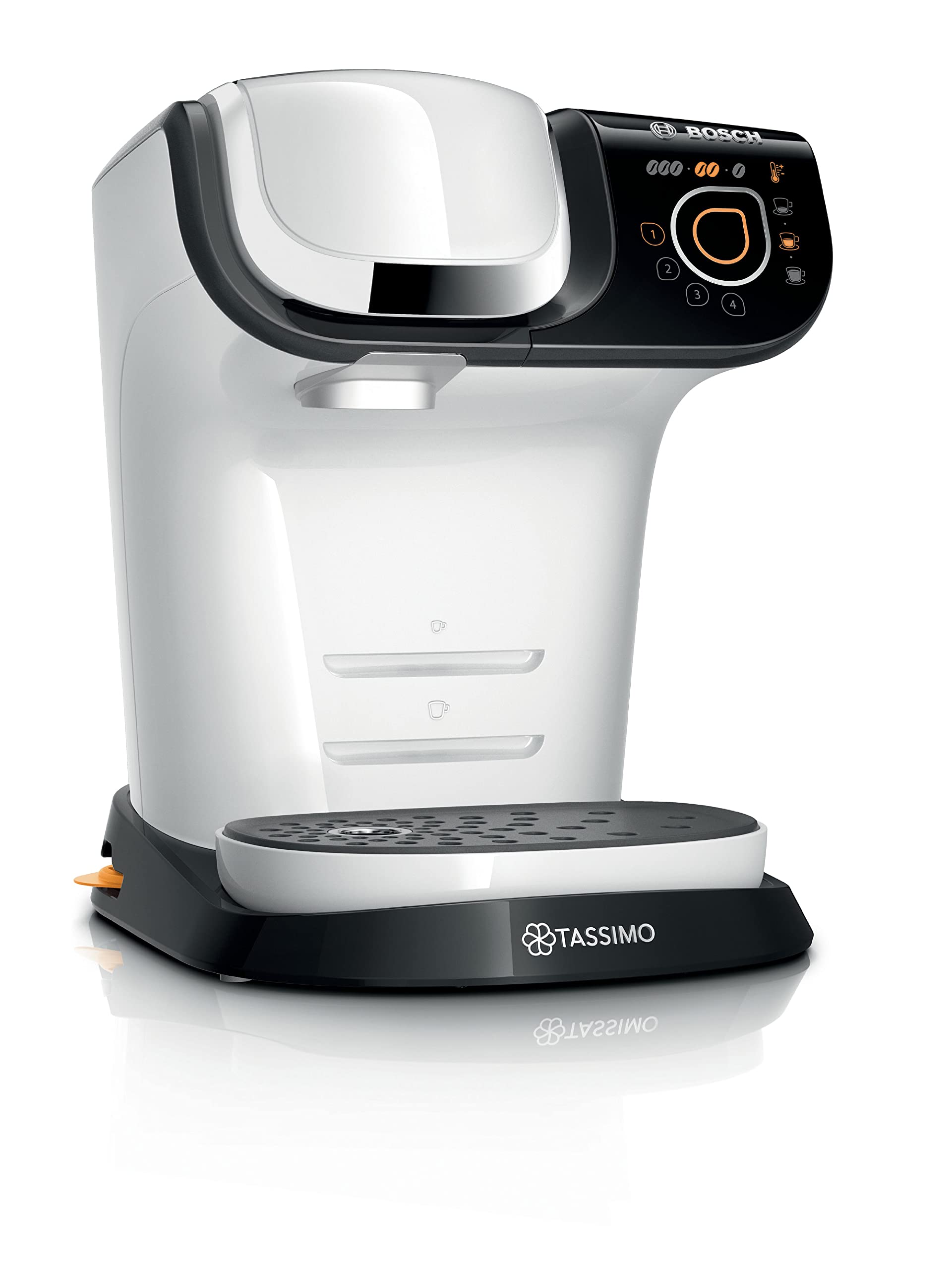 Tassimo My Way TAS6504 – Cafetière à Dosettes Multi-Boissons, Blanc