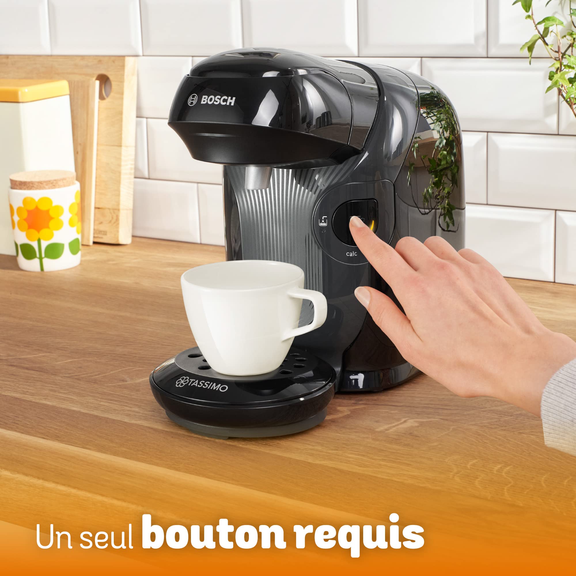 Tassimo Style TAS1102 – Cafetière à Dosettes Ultra-Compacte, Noir