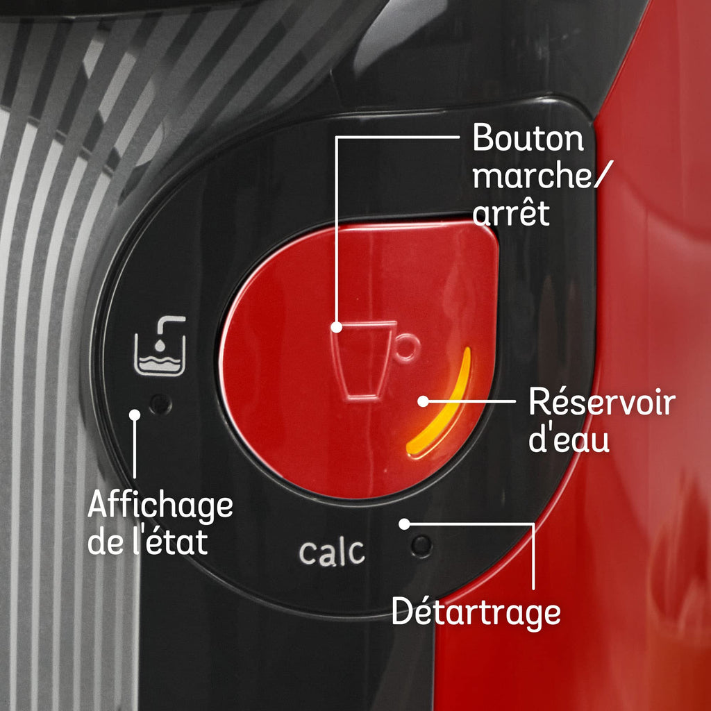 Tassimo Style TAS1103 – Cafetière à Dosettes Ultra-Compacte, Rouge