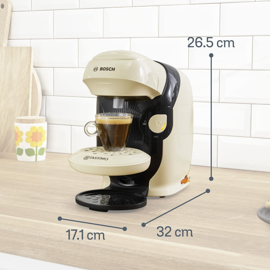 Tassimo Style TAS1107 – Cafetière à Dosettes Ultra-Compacte, Vanille