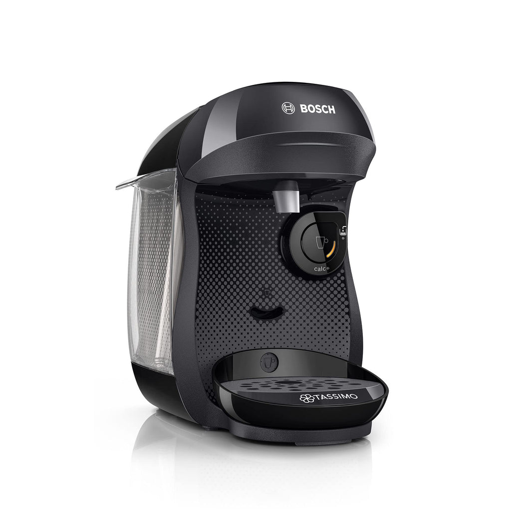 Tassimo Happy TAS1002N – Cafetière à Dosettes Compacte, Noir Intense