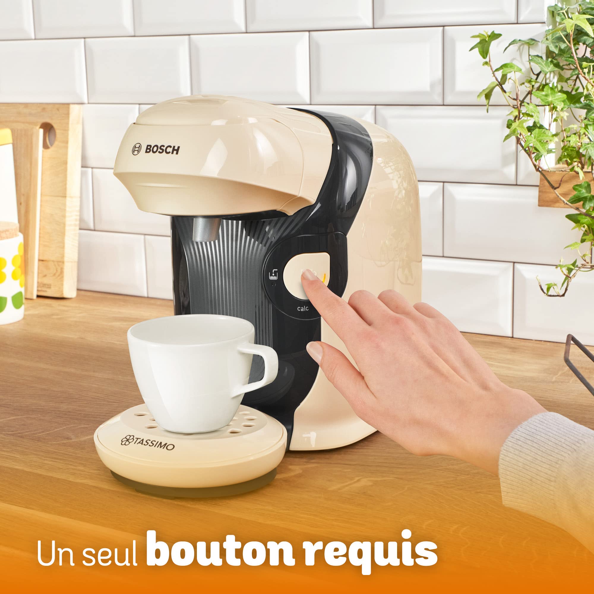 Tassimo Style TAS1107 – Cafetière à Dosettes Ultra-Compacte, Vanille