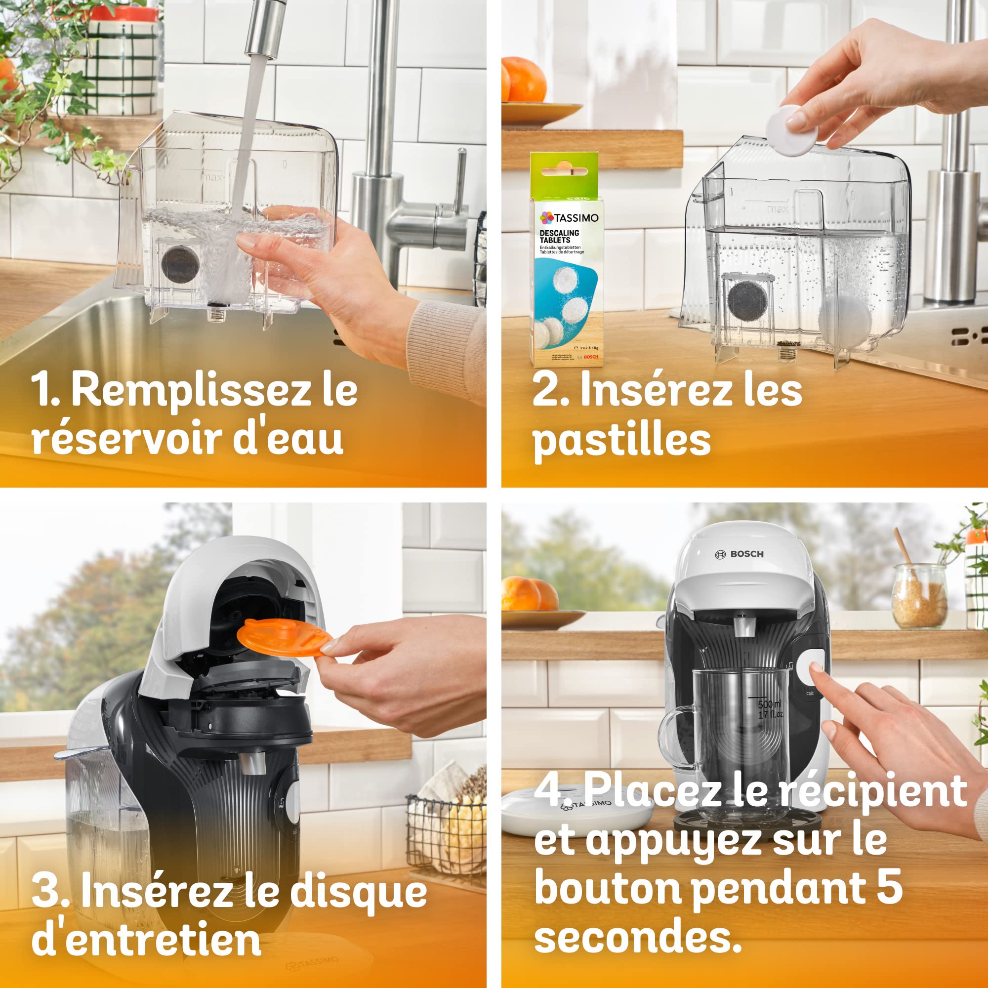 Tassimo Style TAS1104 – Cafetière à Dosettes Ultra-Compacte, Blanc