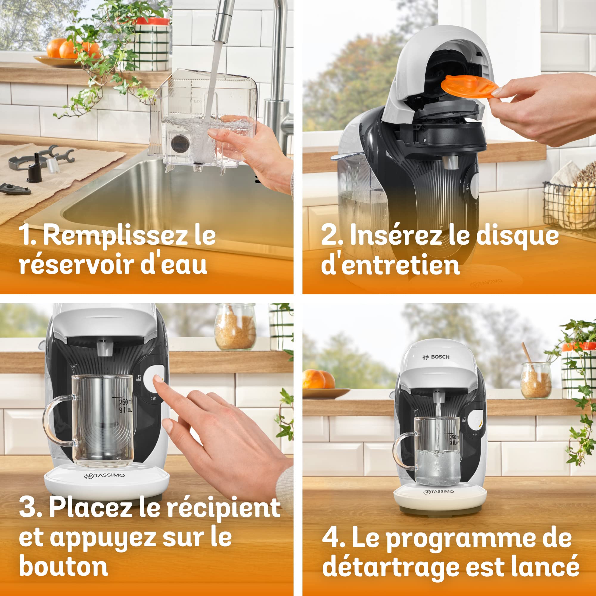 Tassimo Style TAS1104 – Cafetière à Dosettes Ultra-Compacte, Blanc