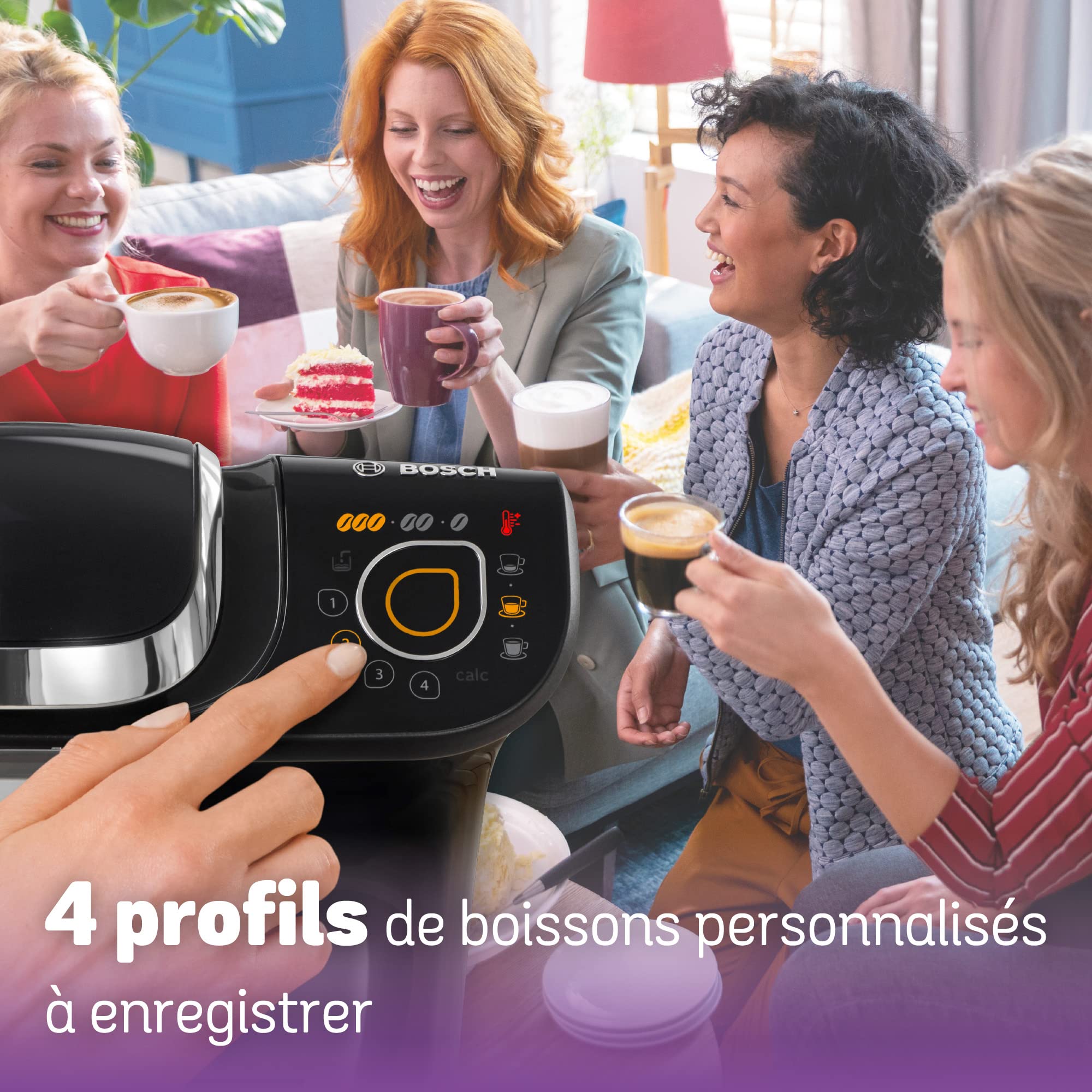 Tassimo My Way TAS6502 – Cafetière à Dosettes Multi-Boissons, Noir