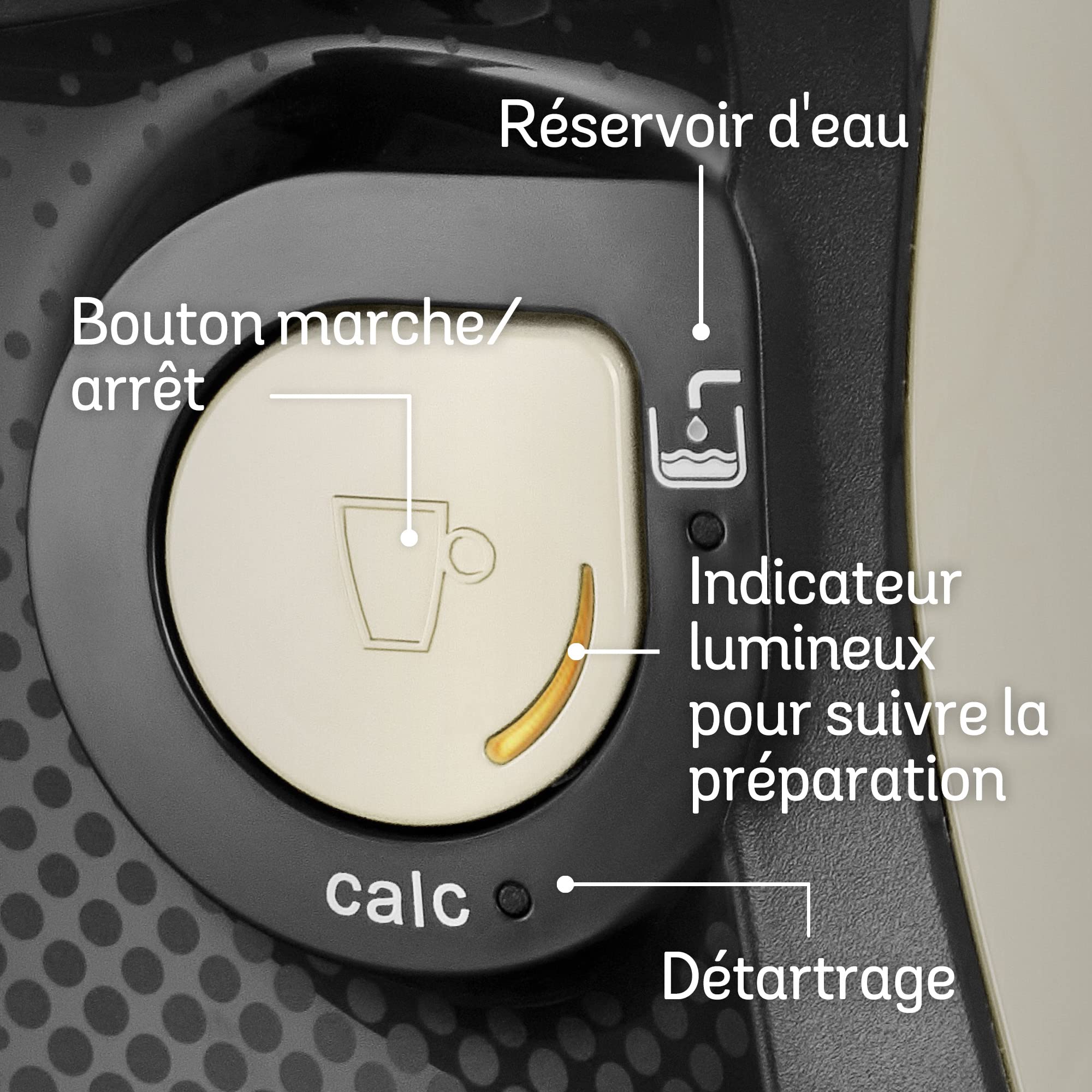 Tassimo Happy TAS1007 – Cafetière à Dosettes 1400 W, Crème