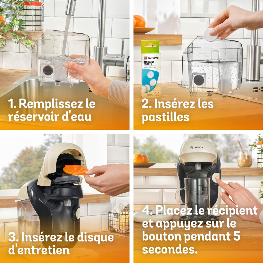 Tassimo Style TAS1107 – Cafetière à Dosettes Ultra-Compacte, Vanille