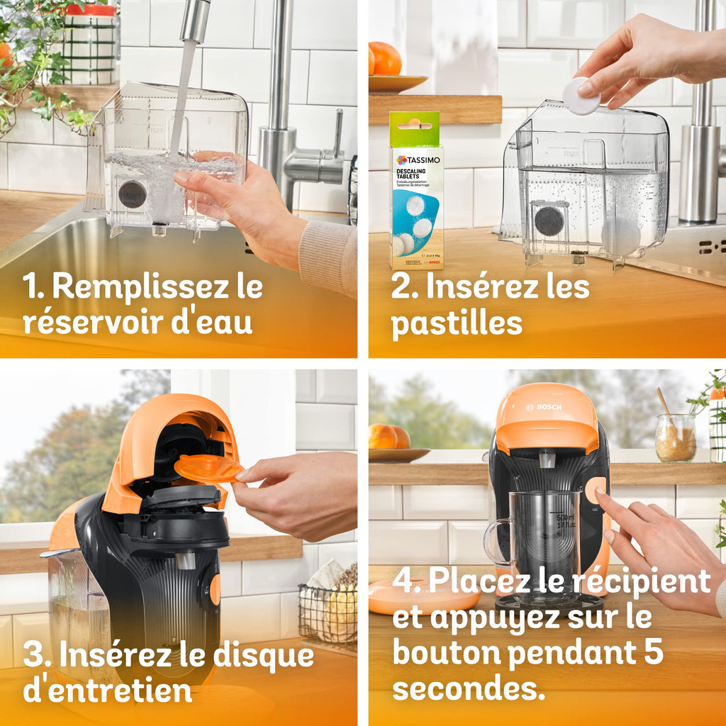 Tassimo Style TAS1106 – Cafetière à Dosettes Ultra-Compacte, Pêche